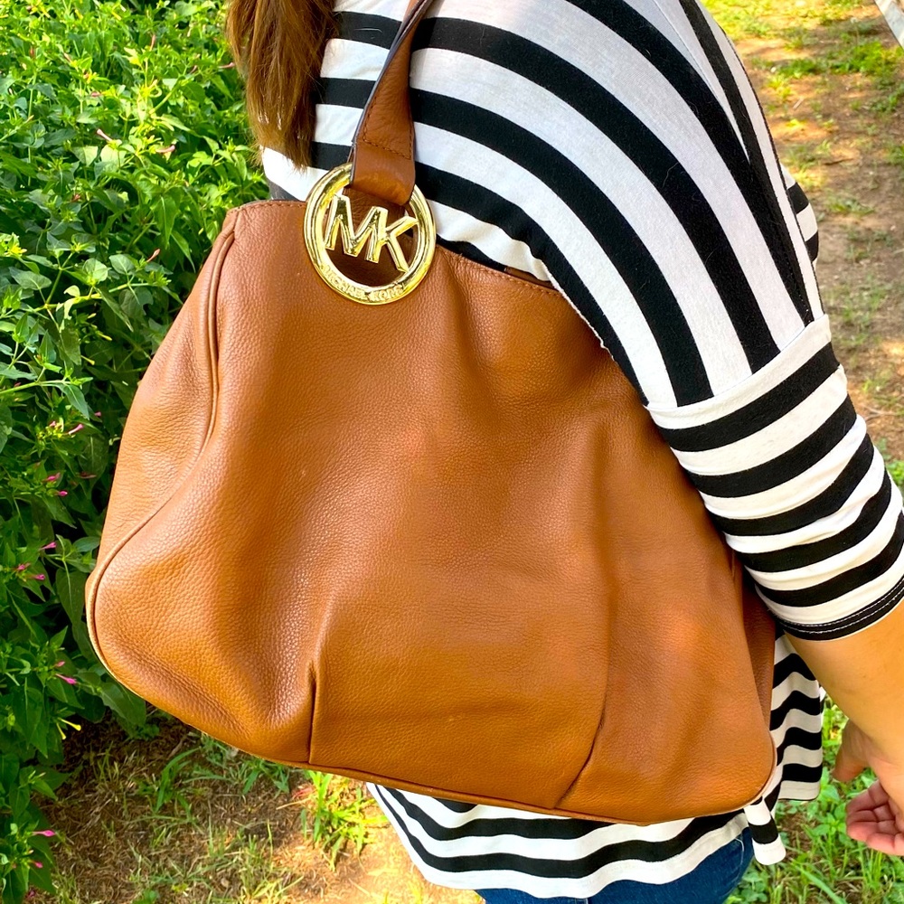 Michael Kors Brown Leather hobo bag